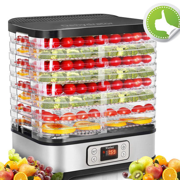 COOCHEER Food Dehydrator Machine Fruit Dehydrators with 8-Tray