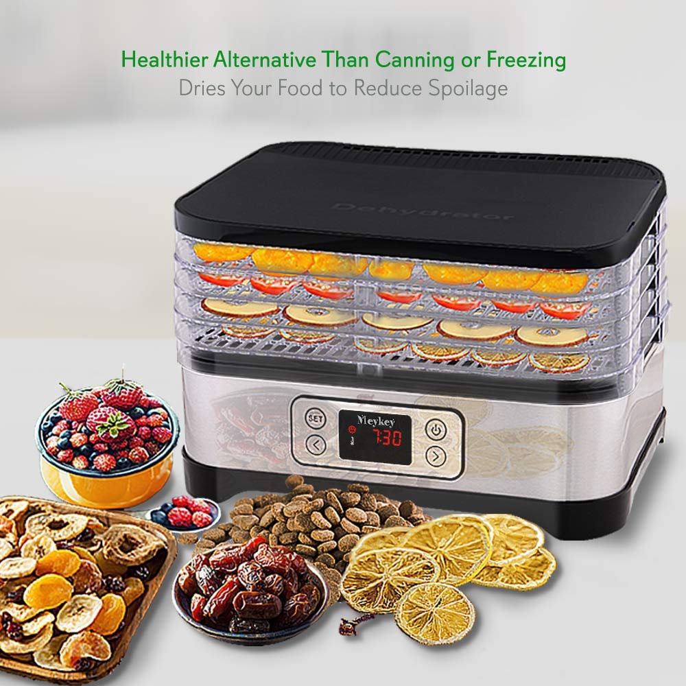 Coocheer Food Dehydrator Machine Fruit Dehydrators with 5-Tray